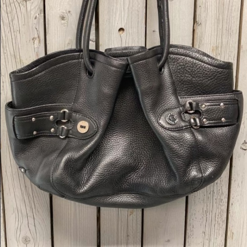 Cole Haan Black Leather Shoulder Bag